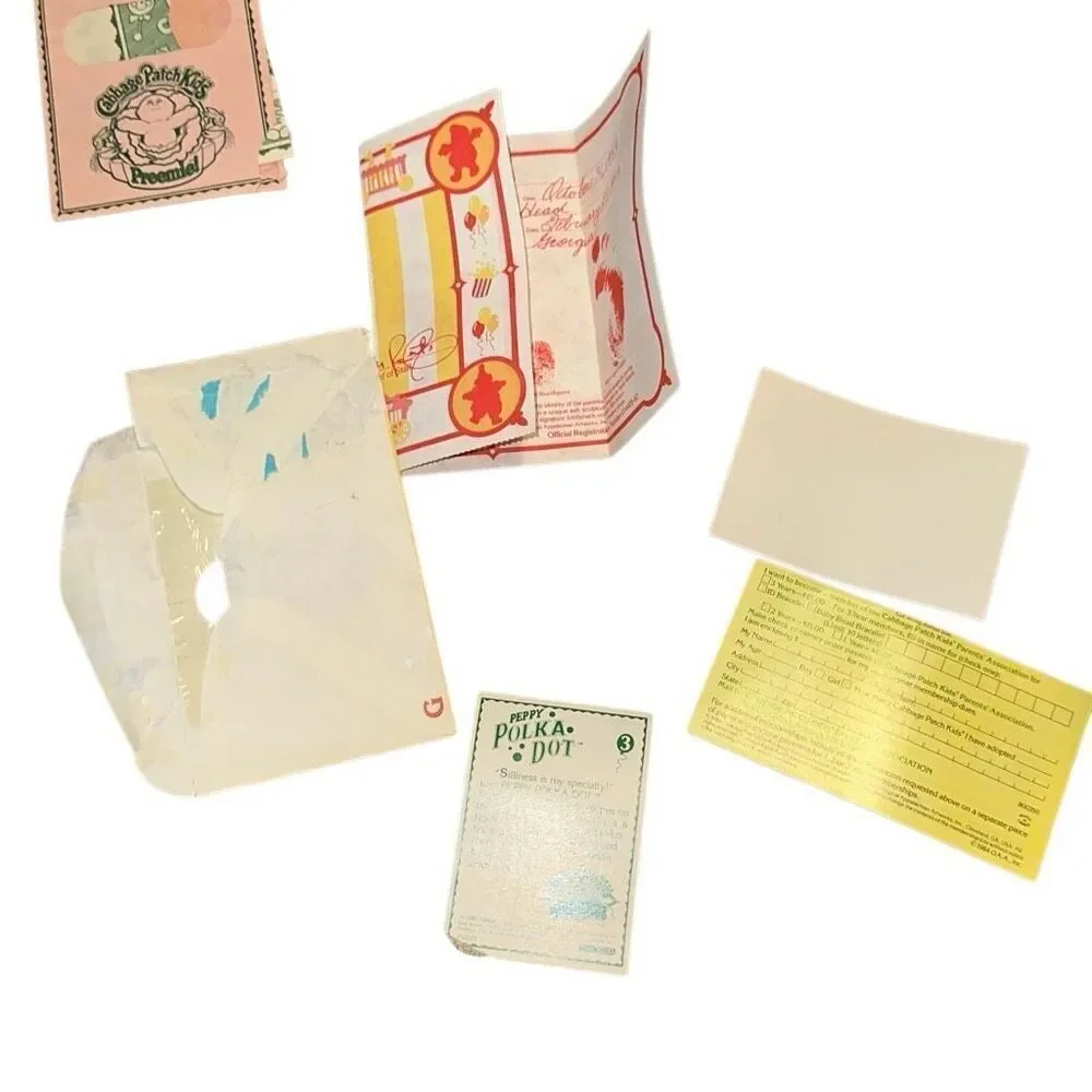 Cabbage Patch Kid misc  1978-1983 Original Appalachian Artworks Inc. By Coledo